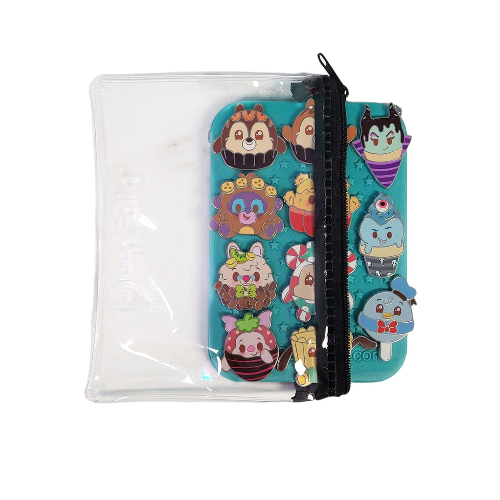 PinFolio® Safe'N'Go® Zippered Pouch for Mini Boards Pack of 5 – Secure and Customizable Pin Storage Sleeves GoPinPro
