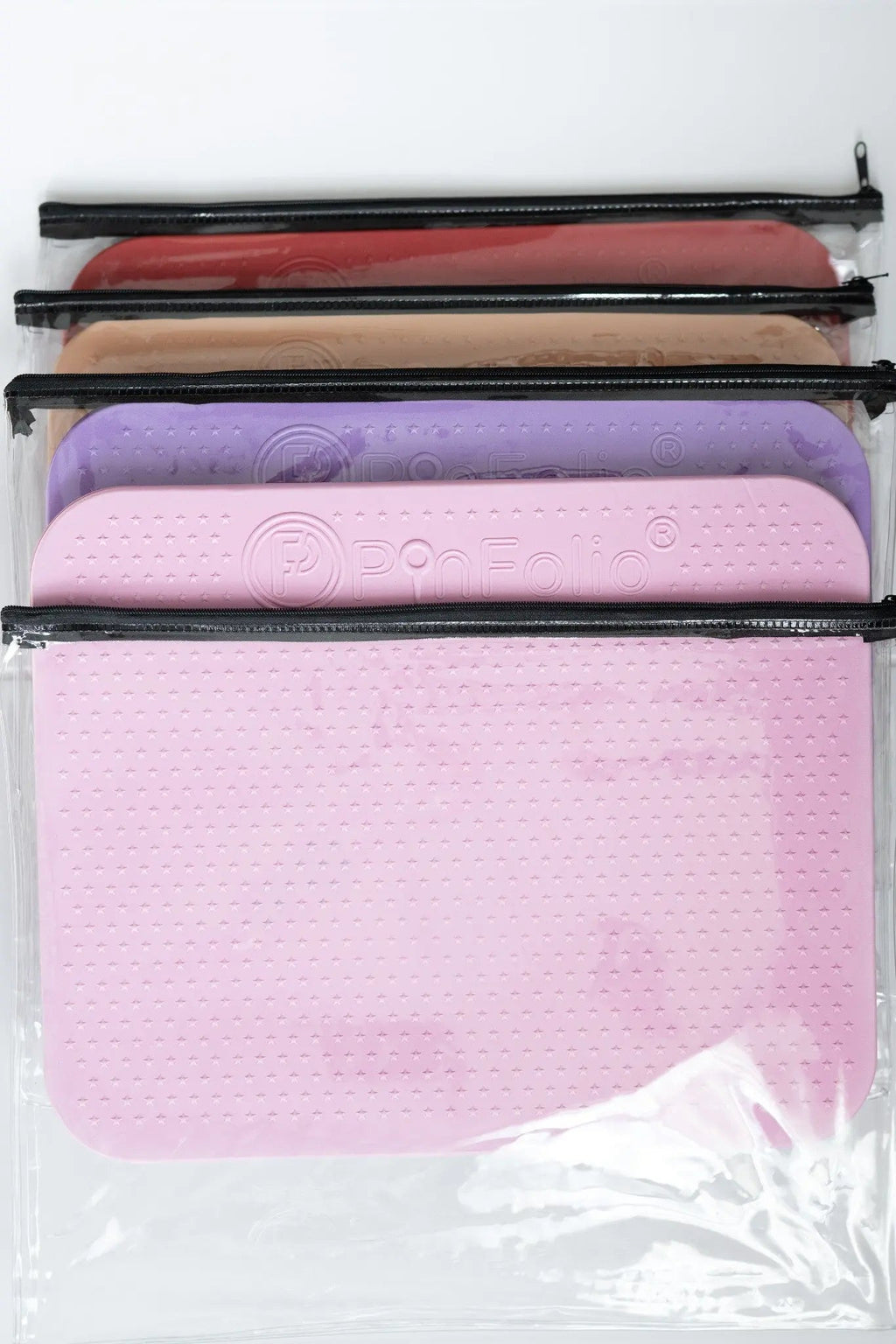 PinFolio® Safe'N'Go® Zippered Pouches for Front Boards - Pack of 4 GoPinPro