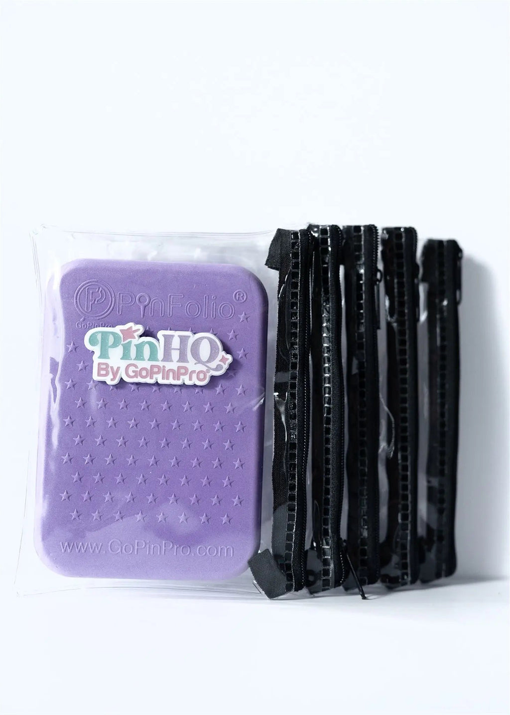 PinFolio® Safe'N'Go® Zippered Pouch for Mini Boards - Pack of 5 GoPinPro