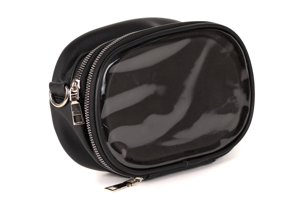 PinFolio® Hipster Bag – Stylish Enamel Pin Display & Storage Bag | Vegan Leather with Adjustable Strap GoPinPro